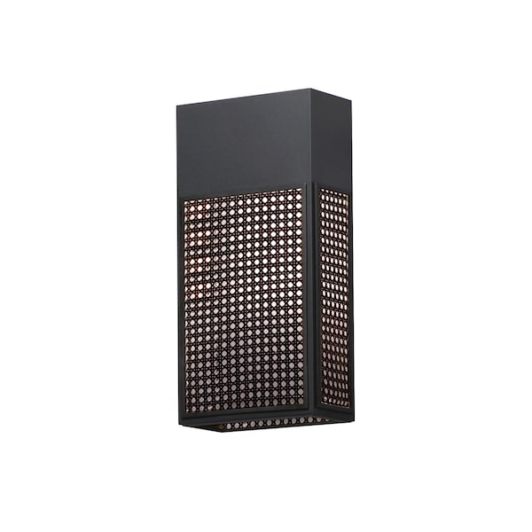 Maxim Lighting Lattice 16 LED Outdoor Sconce Dark Sky 54804BK - main